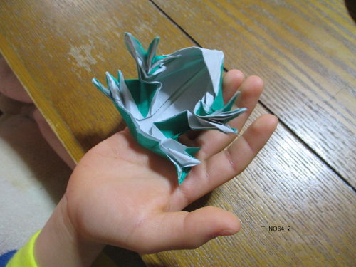 1000以上 カエル 折り紙 上級 無料の折り紙画像